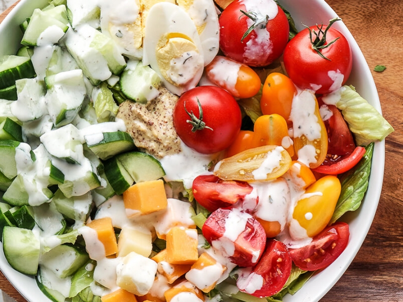 Vegetariškos keto salotos