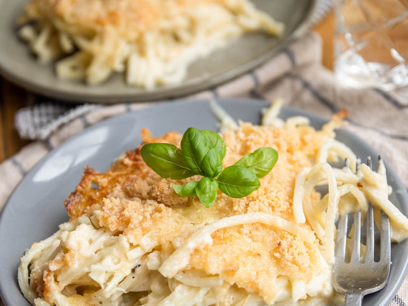 Keto & Low carb makaronai su sūriu 