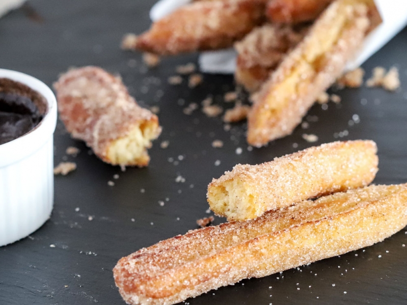 Keto ir Low carb Churros sausainiai 